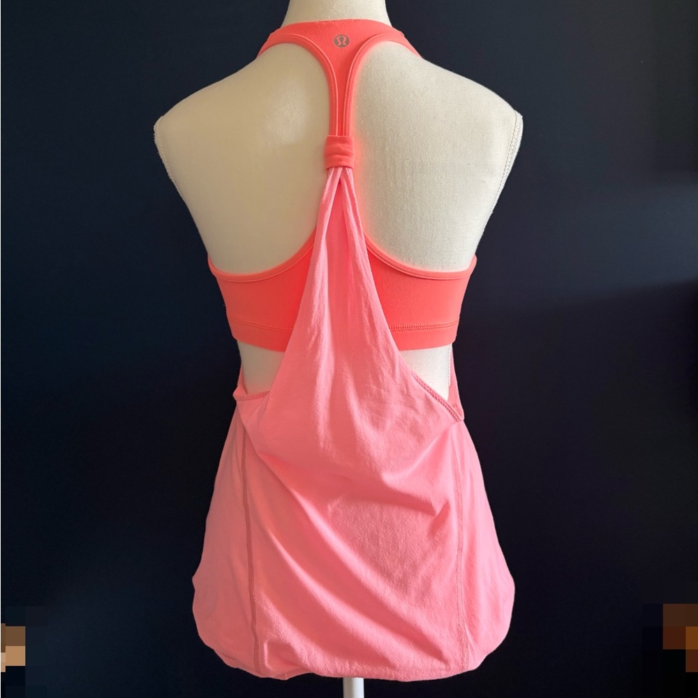 Sz6 Practice Freely Tank 
Bleached Coral / Pop Orange Lululemon